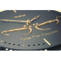 Nástenné hodiny Golden Cups Flexistyle z122, 30cm čierna